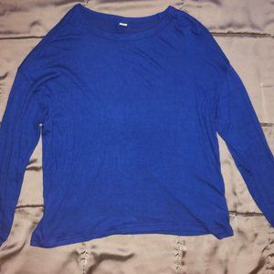 royal blue long sleeve